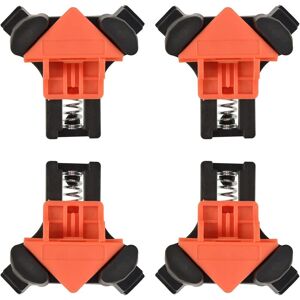 Csparkv - 4Pcs Corner Clamps, Right Angle Clamps, for Building Wooden Crates, Picture Frames, Mailboxes, Dresser Drawers, Cabinets, 90 Degree Csparkv - 4Pcs Corner Clamps, Right Angle Clamps, for Building Wooden Crates, Picture Frames, Mailboxes, Dresser Drawers, Cabinets, 90 Degree