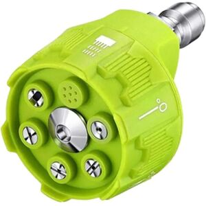 Csparkv - 6 in 1 Multi-Function Pressure Washer Spray Nozzle Max 3500 psi - Portable Pressure Washer Accessories, 1/4' Connection Tips for Floor, Deck Csparkv - 6 in 1 Multi-Function Pressure Washer Spray Nozzle Max 3500 psi - Portable Pressure Washer Accessories, 1/4' Connection Tips for Floor, Deck