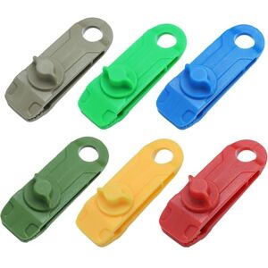 Csparkv - 6Pcs Heavy Duty Tent Lock Clips Shark Tent Awnings Secure Locking Clamps for Camping Caravan Car Covers Csparkv - 6Pcs Heavy Duty Tent Lock Clips Shark Tent Awnings Secure Locking Clamps for Camping Caravan Car Covers