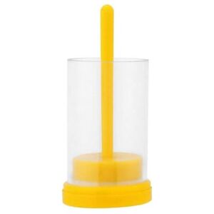 Csparkv - 7x4.4cm Queen Bee Marking Kit - 1pc Queen Bee Marker Marking Cage Bottle and Soft Piston Beekeeping Equipment Beekeeper Tool Csparkv - 7x4.4cm Queen Bee Marking Kit - 1pc Queen Bee Marker Marking Cage Bottle and Soft Piston Beekeeping Equipment Beekeeper Tool