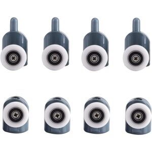 Csparkv - 8Pcs Shower Door Rollers Shower Door Roller Sliding Door Roller Door Roller Wheel Shower Door Rollers for Bathroom Shower Door 25mm Csparkv - 8Pcs Shower Door Rollers Shower Door Roller Sliding Door Roller Door Roller Wheel Shower Door Rollers for Bathroom Shower Door 25mm