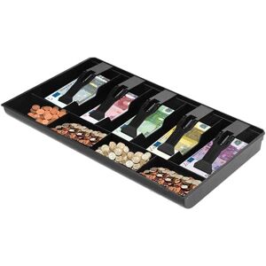 Cash Drawer, Cash Box, Cash Box for Coins and Notes, Cash Box Storage, Cash Tray, Cash Register with 4 Compartments for Storing Coins - Csparkv Cash Drawer, Cash Box, Cash Box for Coins and Notes, Cash Box Storage, Cash Tray, Cash Register with 4 Compartments for Storing Coins - Csparkv