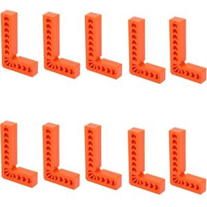 Csparkv - Corner Clamp Squares, 10 Pcs 3 Inch 90° Right Angle Clamp, Engineering Plastic Auxiliary Positioner for Woodworking Splicing Positioning Csparkv - Corner Clamp Squares, 10 Pcs 3 Inch 90° Right Angle Clamp, Engineering Plastic Auxiliary Positioner for Woodworking Splicing Positioning