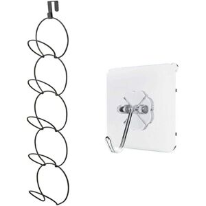 Csparkv - Door Hook Black Metal Cap Storage Rack with Adhesive Hook for Wall Mount, Baseball Cap Hanger Hook Csparkv - Door Hook Black Metal Cap Storage Rack with Adhesive Hook for Wall Mount, Baseball Cap Hanger Hook