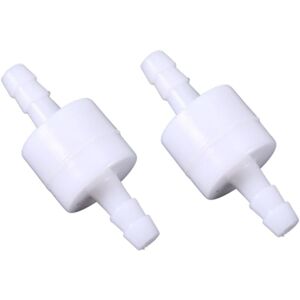 Csparkv - Plastic Inline Check Valve, 2 Pcs 4mm One Way Check Valves Non Return Check Valve for Water Oil Gas Csparkv - Plastic Inline Check Valve, 2 Pcs 4mm One Way Check Valves Non Return Check Valve for Water Oil Gas