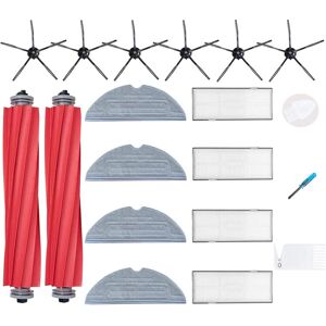 CSPARKV Replacement Parts Kit Compatible for Roborock S8 S8 Plus S8 Pro Ultra Vacuum Cleaner,4 Filters,6 Side Brushes,4 Mop Cloths,1 Main Brushes,1 CSPARKV Replacement Parts Kit Compatible for Roborock S8 S8 Plus S8 Pro Ultra Vacuum Cleaner,4 Filters,6 Side Brushes,4 Mop Cloths,1 Main Brushes,1