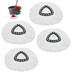 Reusable Mop Pads for Vileda Turbo EasyWring&Clean Spin System Microfiber Replacement Mop Pads, Mop Heads Washable Replacement Mop Cloths - Csparkv Reusable Mop Pads for Vileda Turbo EasyWring&Clean Spin System Microfiber Replacement Mop Pads, Mop Heads Washable Replacement Mop Cloths - Csparkv