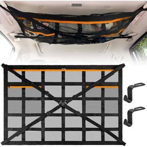 Roof Storage Net, 90x65cm Adjustable Car Luggage Net, Universal Mesh Car Roof Storage Bag, Car Roof Organizer Cargo Net for suv, Van - Csparkv Roof Storage Net, 90x65cm Adjustable Car Luggage Net, Universal Mesh Car Roof Storage Bag, Car Roof Organizer Cargo Net for suv, Van - Csparkv