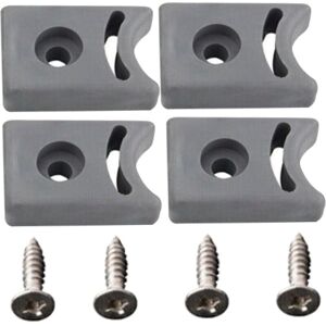 Csparkv - Shower Door Stopper with Screws 4 Sets Pre-Drilled Replacement Sliding Door Stopper Anti-Collision Protector Block Shower Accessories Csparkv - Shower Door Stopper with Screws 4 Sets Pre-Drilled Replacement Sliding Door Stopper Anti-Collision Protector Block Shower Accessories