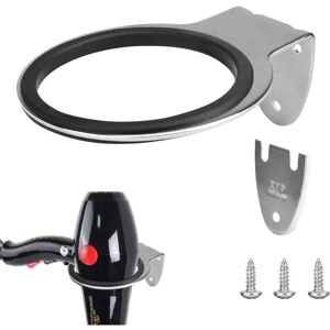 CSPARKV Stainless Steel Hair Dryer Holder Wall Mounted Rustproof Hair Dryer Holders Anti Corrosion with Gasket and Screw for Kitchen Bathroom Hair CSPARKV Stainless Steel Hair Dryer Holder Wall Mounted Rustproof Hair Dryer Holders Anti Corrosion with Gasket and Screw for Kitchen Bathroom Hair