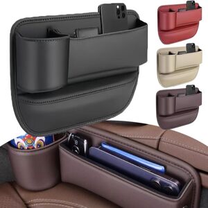 Starnearby Car Seat Side Organizer, Car Seat Gap Storage Box, Car Storage Pocket with Cup Holder, Front Car Seat Organizer - Csparkv Starnearby Car Seat Side Organizer, Car Seat Gap Storage Box, Car Storage Pocket with Cup Holder, Front Car Seat Organizer - Csparkv