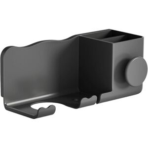 Csparkv - Wall Mounted Hair Dryer Holder No Drilling Hair Dryer Holder Stick On, Plastic Hair Dryer Straightener Holder for Bathroom and Dressing Csparkv - Wall Mounted Hair Dryer Holder No Drilling Hair Dryer Holder Stick On, Plastic Hair Dryer Straightener Holder for Bathroom and Dressing