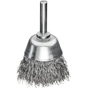 LESSMANN Steel Wire Cup Brush - 50mm, 6mm Shank, 0.3mm Wire - Surface Cleaning & Prep LESSMANN Steel Wire Cup Brush - 50mm, 6mm Shank, 0.3mm Wire - Surface Cleaning & Prep