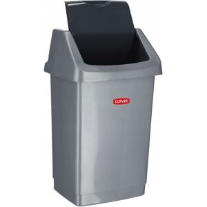 BRICOLINE Curver Click-IT 15L waste bin, graphite BRICOLINE Curver Click-IT 15L waste bin, graphite
