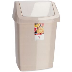 Curver 25L Beige Trash Bin - Kitchen, Bathroom, Office Curver 25L Beige Trash Bin - Kitchen, Bathroom, Office
