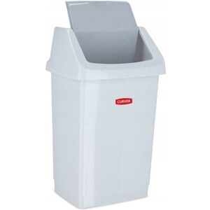 Curver 50L Grey Waste Bin - Trash Can Curver 50L Grey Waste Bin - Trash Can