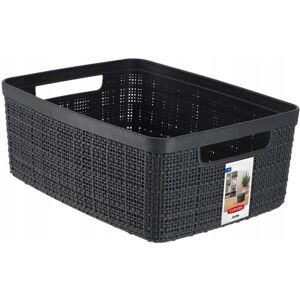 5L Curver Jute Storage Container, Anthracite 5L Curver Jute Storage Container, Anthracite