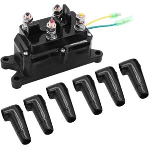 TLILY Dc 12V 250A Solenoid Relay Contactor, Winch Rocker Thumb Switch Fits for atv utv 1500-4000lb Winches TLILY Dc 12V 250A Solenoid Relay Contactor, Winch Rocker Thumb Switch Fits for atv utv 1500-4000lb Winches