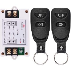 TLILY DC 12V 40A Relay Remote Control Switch, 1CH 433Mhz Wireless Switch for Water Pump Controller and More TLILY DC 12V 40A Relay Remote Control Switch, 1CH 433Mhz Wireless Switch for Water Pump Controller and More
