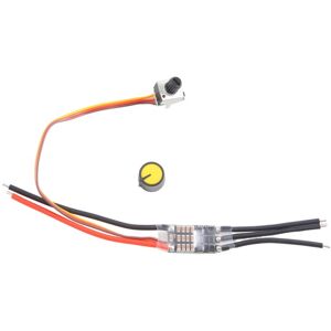 TLILY DC 7-26V Three-Phase Brushless Motor Driver DC Motor Drive Board Speed Controller Regulator with Potentiometer(30A) TLILY DC 7-26V Three-Phase Brushless Motor Driver DC Motor Drive Board Speed Controller Regulator with Potentiometer(30A)