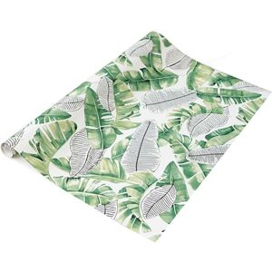 Fablon - DC-Fix Liva Leaf Green Self Adhesive Film Modern Sticky Back Vinyl 2m x 67.5cm Fablon - DC-Fix Liva Leaf Green Self Adhesive Film Modern Sticky Back Vinyl 2m x 67.5cm
