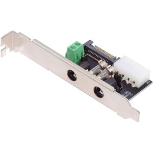 Tlily - DC5.5mm 1-to-4 dc 12V 5V Power Card Output Intelligent Control Management System with pci-e Bracket Tlily - DC5.5mm 1-to-4 dc 12V 5V Power Card Output Intelligent Control Management System with pci-e Bracket