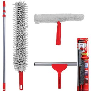 Dekton 4pc Cleaning Kit Brush Sponge Scraper Household Kitchen Car Tool Set Dekton 4pc Cleaning Kit Brush Sponge Scraper Household Kitchen Car Tool Set