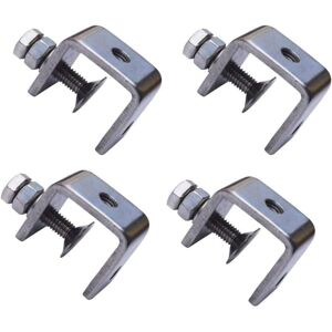 Memkey - 4pcs 304 Stainless Steel C-Shaped U-Shaped Clamps Vise Woodworking Clamps Heavy Duty C-Shaped Clamps with Wide Jaw Opening Memkey - 4pcs 304 Stainless Steel C-Shaped U-Shaped Clamps Vise Woodworking Clamps Heavy Duty C-Shaped Clamps with Wide Jaw Opening