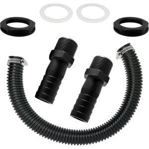 TONCHEAN Depósito de desbordamiento, conexión para recogida de agua de lluvia, conexión para cisterna, con tubo de conexión de 50 cm, para barriles de TONCHEAN Depósito de desbordamiento, conexión para recogida de agua de lluvia, conexión para cisterna, con tubo de conexión de 50 cm, para barriles de