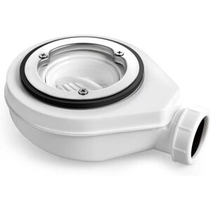 TONCHEAN Desagüe plato de ducha 90 mm, diámetro de desagüe 40/50 mm, desagüe con sifón, desagüe con sifón antiolor + filtro para cabellos TONCHEAN Desagüe plato de ducha 90 mm, diámetro de desagüe 40/50 mm, desagüe con sifón, desagüe con sifón antiolor + filtro para cabellos