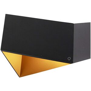 Qazqa Black/Gold Fold Wall Light - Modern Aluminum Design Qazqa Black/Gold Fold Wall Light - Modern Aluminum Design