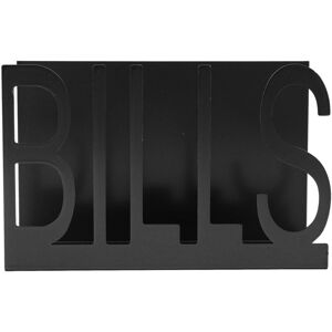 GROOFOO Desktop Metal Mail Holder Cutout Design Desk Letter Envelope Document Organizer with Anti Slip Rubber Base Black GROOFOO Desktop Metal Mail Holder Cutout Design Desk Letter Envelope Document Organizer with Anti Slip Rubber Base Black