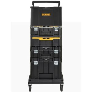 Dewalt 5 Piece Tstak Tower - Includes 5 Cases with Tote + Wheeled Cart Trolley Dewalt 5 Piece Tstak Tower - Includes 5 Cases with Tote + Wheeled Cart Trolley