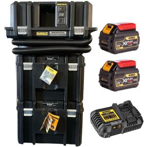 Cordless xr FLexvolt M-Class Wet Dry Vacuum x2 Deep Tool TStak x2 6ah Kit - Dewalt Cordless xr FLexvolt M-Class Wet Dry Vacuum x2 Deep Tool TStak x2 6ah Kit - Dewalt