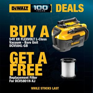 Dewalt - DCV584L Flexvolt xr 14.4V 18v Wet Dry Cordless Corded Vacuum + Filter Dewalt - DCV584L Flexvolt xr 14.4V 18v Wet Dry Cordless Corded Vacuum + Filter