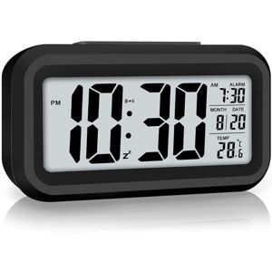 Linghhang - Digital Alarm Clock for Bedroom, Battery Operated, 12/24 Hour Display, Snooze Function for Heavy Sleepers, Kids Linghhang - Digital Alarm Clock for Bedroom, Battery Operated, 12/24 Hour Display, Snooze Function for Heavy Sleepers, Kids