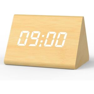 Gotrays - Digital Alarm Clock, led Digital Clock with 3 Alarms, Weekend Mode Available, Adjustable Brightness and Volume, Powered Digital Clock Gotrays - Digital Alarm Clock, led Digital Clock with 3 Alarms, Weekend Mode Available, Adjustable Brightness and Volume, Powered Digital Clock