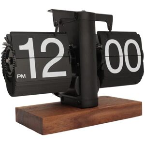 TLILY Digital Flip Down Clock Retro Automatic Turning Battery Operated Mechanical for Home Room Office Decoration TLILY Digital Flip Down Clock Retro Automatic Turning Battery Operated Mechanical for Home Room Office Decoration