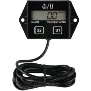 MEMKEY Digital Hour Meter, Tachometer, Maintenance Reminder, Replaceable Battery, Auto Shut Off, Use for ztr Lawn Mower, Tractor, Generator, Marine, atv, MEMKEY Digital Hour Meter, Tachometer, Maintenance Reminder, Replaceable Battery, Auto Shut Off, Use for ztr Lawn Mower, Tractor, Generator, Marine, atv,