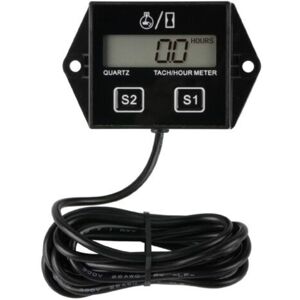 TOOLIVE Digital Hour Meter, Tachometer, Maintenance Reminder, Replaceable Battery, Auto Shut Off, Use for ZTR Lawn Mower, Tractor, Generator, Marine, ATV, TOOLIVE Digital Hour Meter, Tachometer, Maintenance Reminder, Replaceable Battery, Auto Shut Off, Use for ZTR Lawn Mower, Tractor, Generator, Marine, ATV,