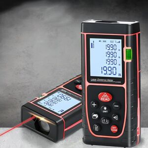 Tonchean - Digital Laser Rangefinder with 2 Batteries and Cover, Distance Measuring Device, 40m, lcd Backlight, Many Measuring Modes Tonchean - Digital Laser Rangefinder with 2 Batteries and Cover, Distance Measuring Device, 40m, lcd Backlight, Many Measuring Modes