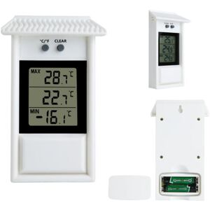 Aiperq - Digital Minimum and Maximum Thermometer - Monitor maximum and minimum temperatures with this convenient, easy-to-mount wall-mounted indoor Aiperq - Digital Minimum and Maximum Thermometer - Monitor maximum and minimum temperatures with this convenient, easy-to-mount wall-mounted indoor