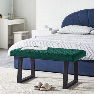 CLIPOP Velvet Dining Bench 2-Seater with Metal Frame Padded Kitchen Ottoman Stool for Dining Room Bedroom Living Room, End Bed Bench, Window Seat Bench, CLIPOP Velvet Dining Bench 2-Seater with Metal Frame Padded Kitchen Ottoman Stool for Dining Room Bedroom Living Room, End Bed Bench, Window Seat Bench,