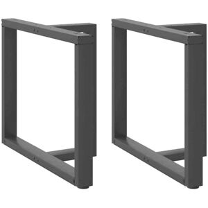 Dining Table Legs T-Shaped 2 pcs Anthracite 100x35x(72-73) cm Steel Vidaxl Dining Table Legs T-Shaped 2 pcs Anthracite 100x35x(72-73) cm Steel Vidaxl