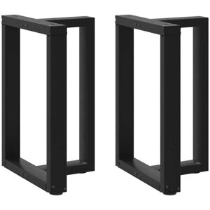 Dining Table Legs T-Shaped 2 pcs Black 60x35x(72-73) cm Steel Vidaxl Dining Table Legs T-Shaped 2 pcs Black 60x35x(72-73) cm Steel Vidaxl