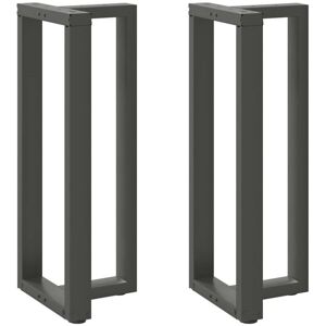 Bar Table Legs T-Shaped 2 pcs Anthracite 40x35x(100-101) cm Steel Vidaxl Bar Table Legs T-Shaped 2 pcs Anthracite 40x35x(100-101) cm Steel Vidaxl