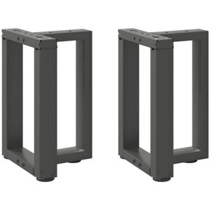 Coffee Table Legs T-Shaped 2 pcs Anthracite 38x25x(42-43) cm Steel vidaXL Coffee Table Legs T-Shaped 2 pcs Anthracite 38x25x(42-43) cm Steel vidaXL