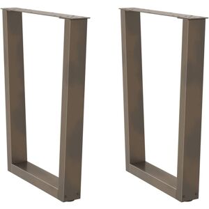 Dining Table Legs V-Shape 2 pcs Natural Steel 60x(72-73.3) cm Steel Vidaxl Dining Table Legs V-Shape 2 pcs Natural Steel 60x(72-73.3) cm Steel Vidaxl