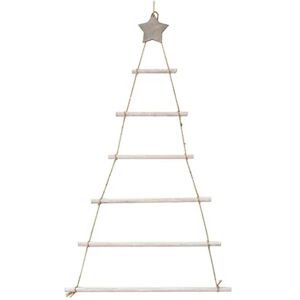 Tlily - diy Christmas Tree Wooden Wall Hanging New Year Decoration,White Tlily - diy Christmas Tree Wooden Wall Hanging New Year Decoration,White