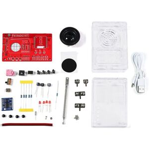 TLILY DIY Electronic Kit FM Radio Production Circuit Board Making Loose Parts Receiver RDA5087 3W Speaker with Antenna TLILY DIY Electronic Kit FM Radio Production Circuit Board Making Loose Parts Receiver RDA5087 3W Speaker with Antenna